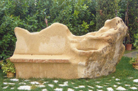 panchine in pietra panchine in pietra